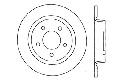 StopTech 04-10 Mazda3 Slotted & Drilled Right Rear Rotor - eliteracefab.com
