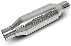 SLP Universal LoudMouth II 2.5in Inlet / Outlet Bullet-Type Muffler - eliteracefab.com