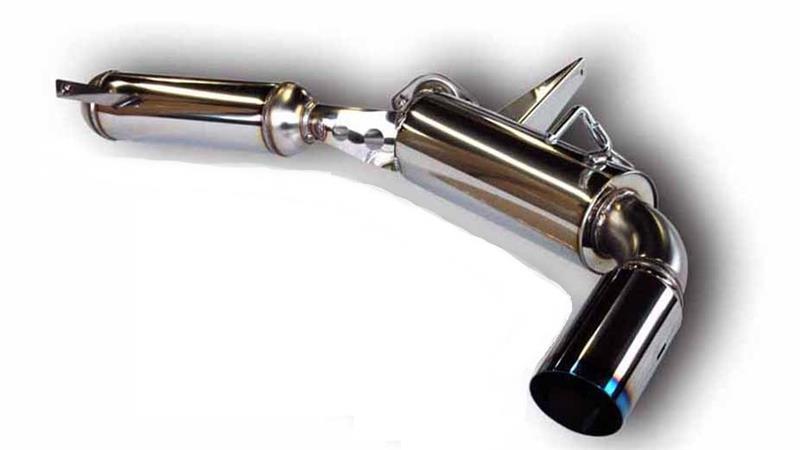 HKS Hi-Power Ti Tip Rear Section Exhaust Mitsubishi Lancer DE ES GTS 2008-2012 - eliteracefab.com