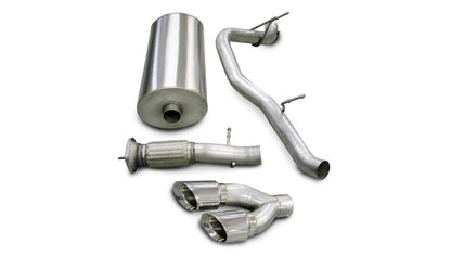 Corsa 07-10 Cadillac Escalade 6.2L V8 Polished Sport Cat-Back Exhaust - eliteracefab.com