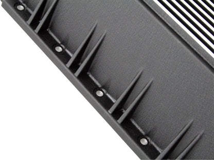 afe Transmission Pan (Black); Ford Diesel Trucks 03-10 V8-6.0/6.4L (td) - eliteracefab.com