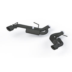 MBRP 16-19 Chevrolet Camaro 2.5in Black Coated Non NPP Axle Back Exhaust System - 4in Dual Wall Tips - eliteracefab.com