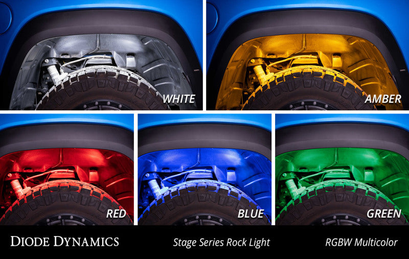 Diode Dynamics Stage Series RGBW LED Rock Light (one) Diode Dynamics