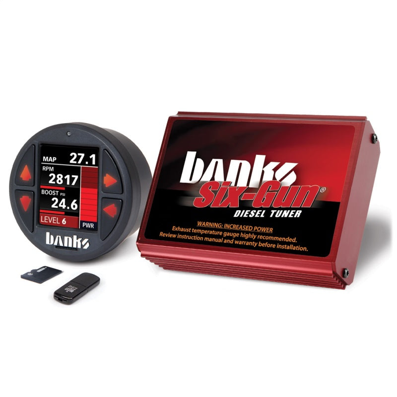 Banks 06-07 Dodge 2500/3500 5.9L Diesel Six-Gun Diesel Tuner w/ iDash-1.8 DataMonster - eliteracefab.com