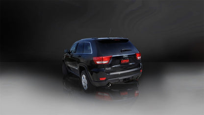 Corsa 15-16 Jeep Grand Cherokee Black 2.5in Dual Rear Exit Cat-Back Exhaust - eliteracefab.com