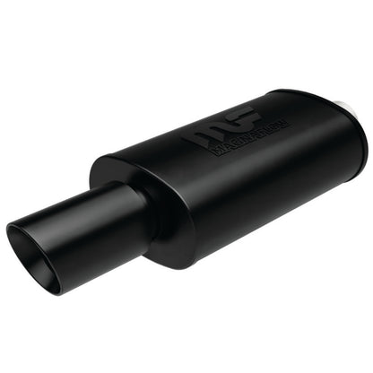 MagnaFlow Muffler with Tip Mag Blk 14x5x8 2.25/4 Magnaflow