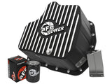 aFe POWER Pro Series Engine Oil Pan Black w/ Machined Fins for 2011-2016 Chevy Silverado/GMC Sierra 2500HD-3500HD 6.6L - 46-70342