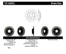 Load image into Gallery viewer, StopTech 04-10 Mazda3 Slotted &amp; Drilled Left Rear Rotor - eliteracefab.com