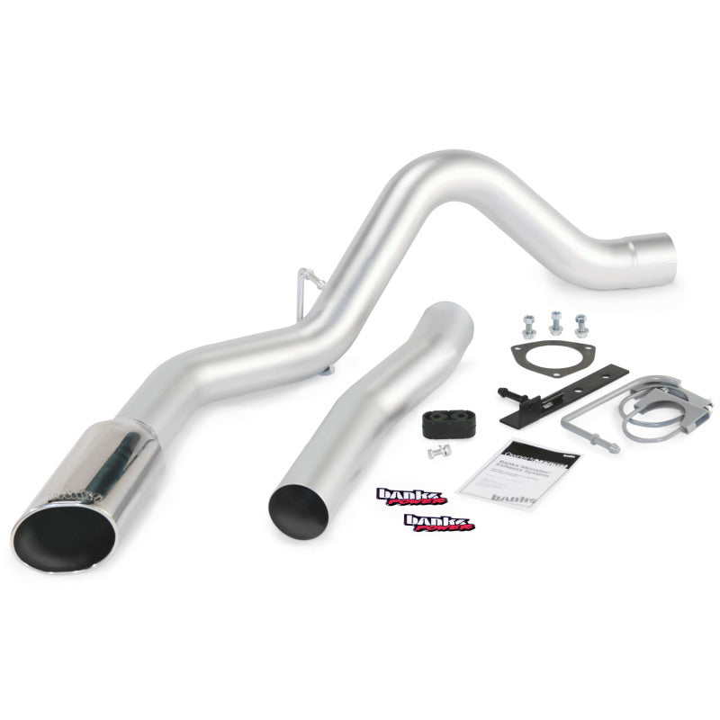 Banks Power 11-14 Chev 6.6L LML ECLB/CCSB/CCLB Monster Exhaust Sys - SS Single Exhaust w/ Chrome Tip - eliteracefab.com