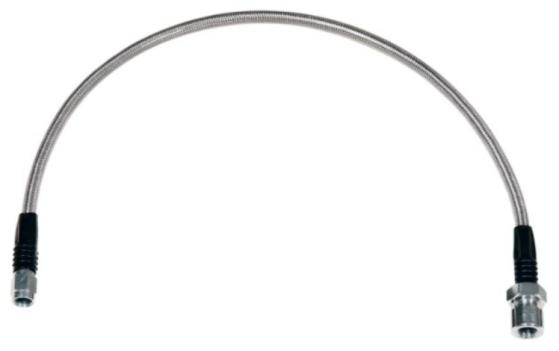 Wilwood 22in OAL Flexline -3 Hose to M10 by 1.00 IF Bubble Flare Wilwood