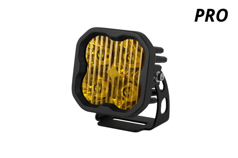 Diode Dynamics SS3 LED Pod Pro - Yellow SAE Fog Standard (Single)