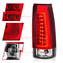 Load image into Gallery viewer, ANZO 1999-2000 Cadillac Escalade LED Taillights Chrome Housing Red/Clear Lens Pair - eliteracefab.com