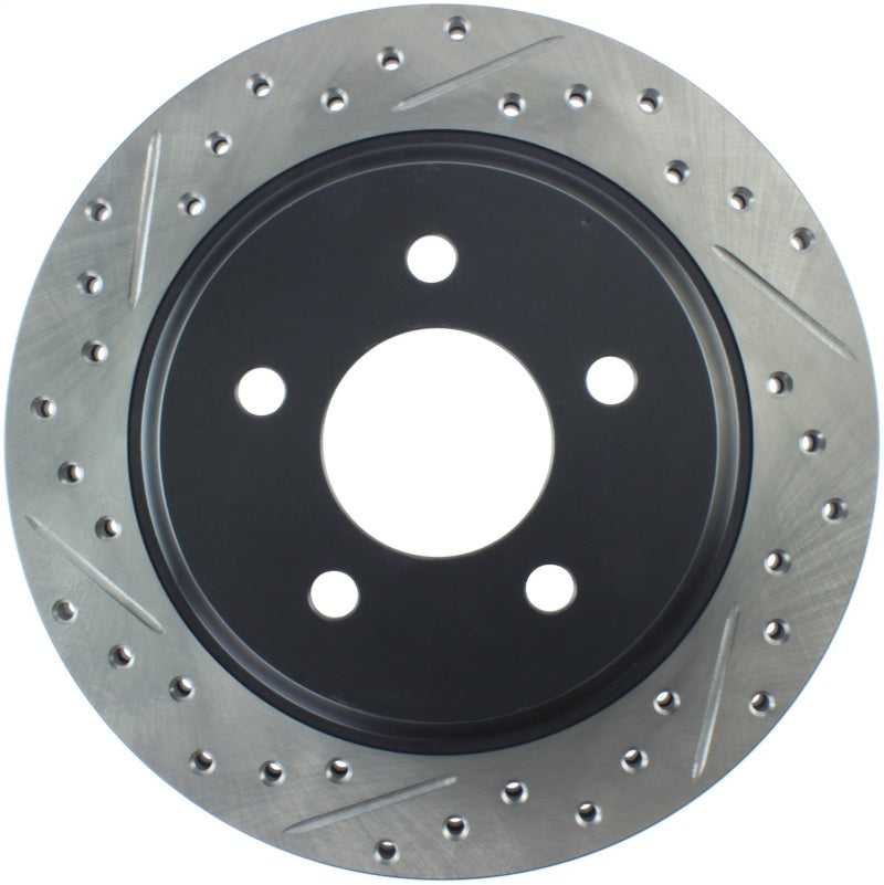 StopTech Slotted & Drilled Sport Brake Rotor - eliteracefab.com