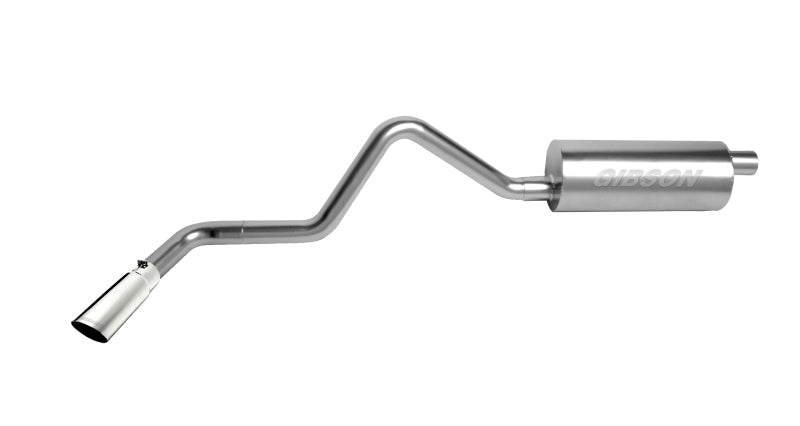 Gibson 00-04 Toyota Tacoma Base 2.4L 2.5in Cat-Back Single Exhaust - Stainless - eliteracefab.com