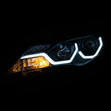 Load image into Gallery viewer, ANZO USA Toyota Rav4 Projector Headlights W/ Plank Style Design Black; 2013-2015 - eliteracefab.com