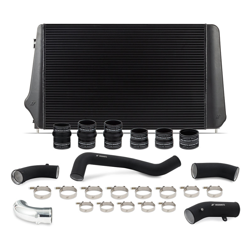 Mishimoto 17-19 GM L5P Duramax Intercooler Kit - Black w/ WBK Pipes - eliteracefab.com
