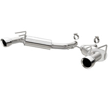 Load image into Gallery viewer, MagnaFlow Street Series Axle Back 14-15 Chevy Camaro 6.2L V8 SS Polished Dual Split Rear Exit Magnaflow