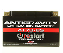 Load image into Gallery viewer, Antigravity YT7B-BS Lithium Battery w/Re-Start - eliteracefab.com