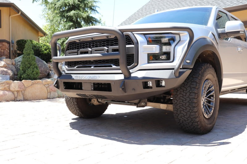 Road Armor 17-20 Ford Raptor Stealth Front Bumper w/Lonestar Guard - Tex Blk Road Armor