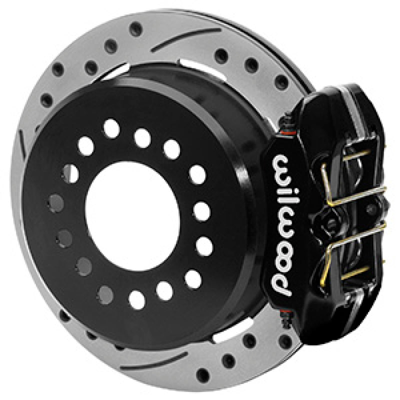 Wilwood Ford Explorer 8.8in Rear Axle Dynapro Disc Brake Kit 11in Drilled/Slotted Rotor -Blk Caliper Wilwood