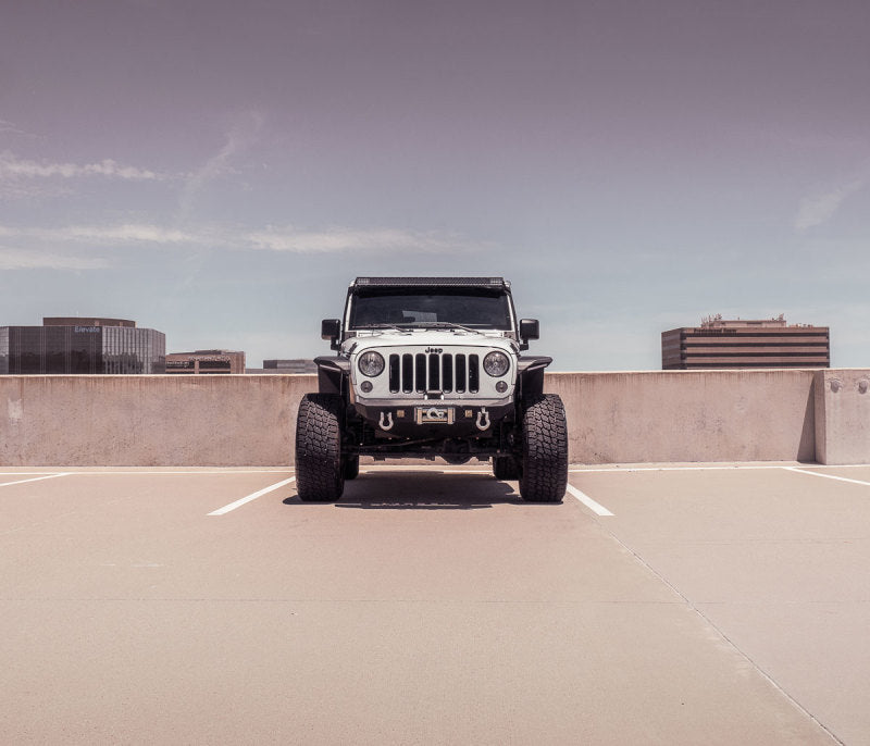Road Armor 07-18 Jeep Wrangler JK Stealth Front Winch Bumper Mid Width - Tex Blk Road Armor