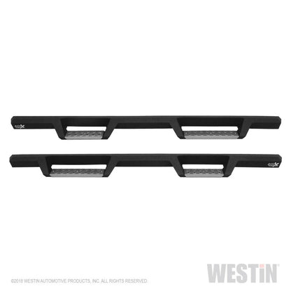 Westin 09-18 RAM 1500 Crew Cab HDX Stainless Drop Nerf Step Bars - Tex. Blk