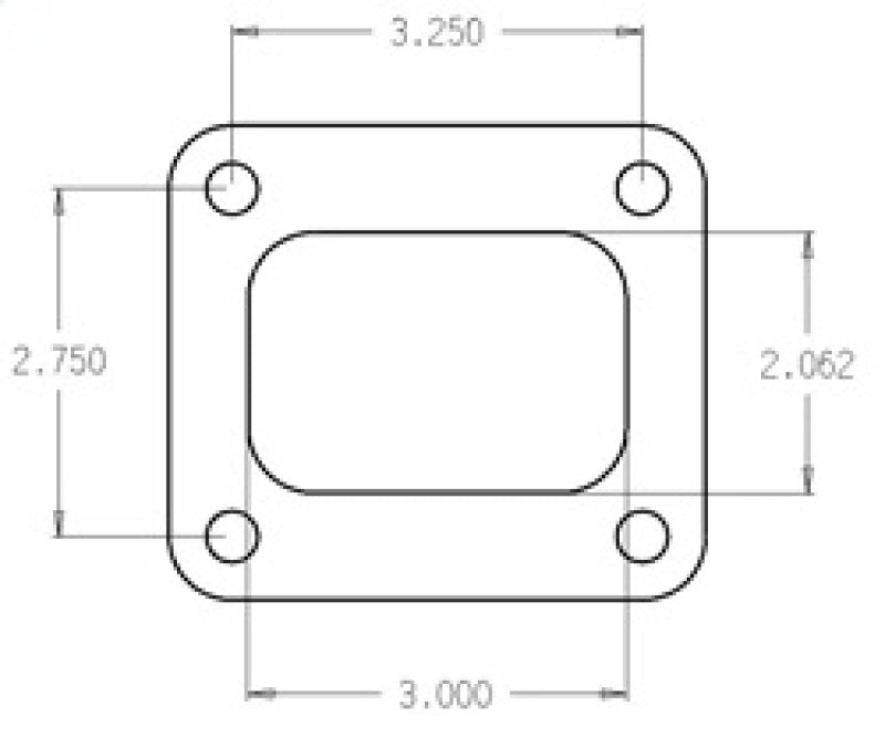 Cometic Turbo FLG T4 Garrett Exh Inlet .010in Exhaust Gasket - eliteracefab.com