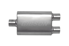 Load image into Gallery viewer, Gibson CFT Superflow Center/Dual Oval Muffler - 4x9x13in/3in Inlet/2.5in Outlet - Stainless Gibson