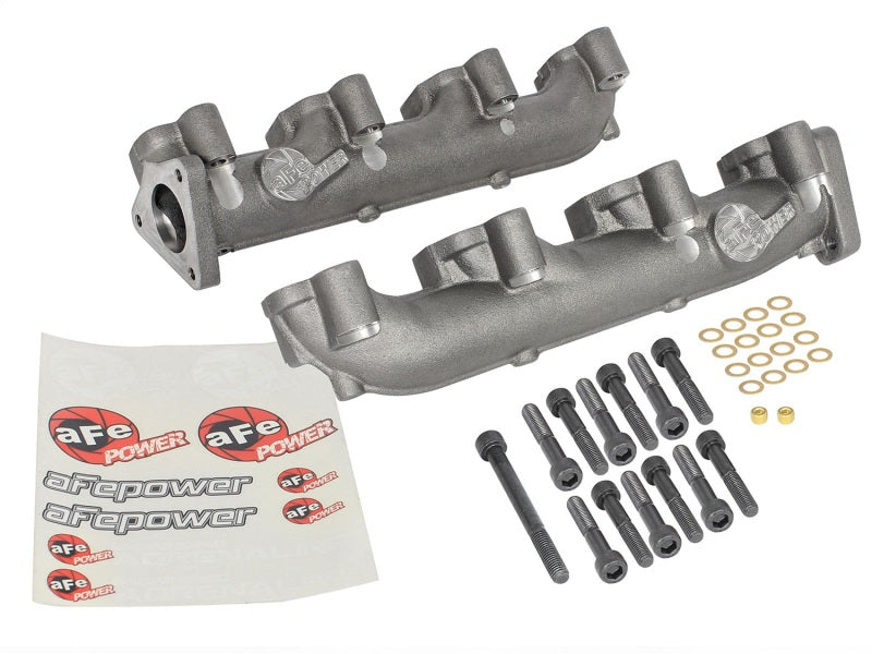 aFe Power BladeRunner Ported Ductile Iron Exhaust Manifold 01-16 GM Diesel Trucks V8-6.6L (td) - eliteracefab.com