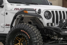 Load image into Gallery viewer, Addictive Desert Designs 2018 Jeep Wrangler JL Raw Aluminum Rock Fighter Front Inner Fender Liner