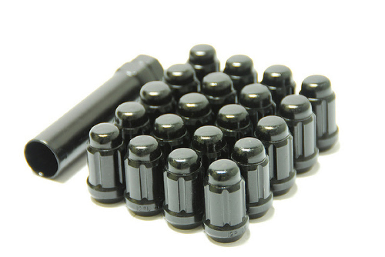 WHEEL MATE MUTEKI CLOSED END LUG NUTS – BLACK CHROME 12×1.50 Wheel Mate