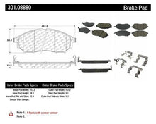 Load image into Gallery viewer, CENTRIC CENTRIC PREMIUM CERAMIC BRAKE PADS, 301.08880 - eliteracefab.com