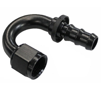 Fragola Performance Systems 218006-BL 8000 Series Push-Lite Race Hose End - 180 Degree Fragola