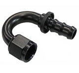 Fragola Performance Systems 218006-BL 8000 Series Push-Lite Race Hose End - 180 Degree