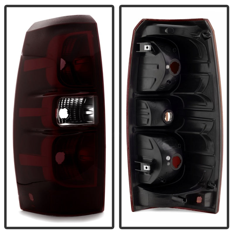 Xtune Chevy Avalanche 07-13 OE Style Tail Lights Red Smoked ALT-JH-CAVA07-OE-RSM - eliteracefab.com