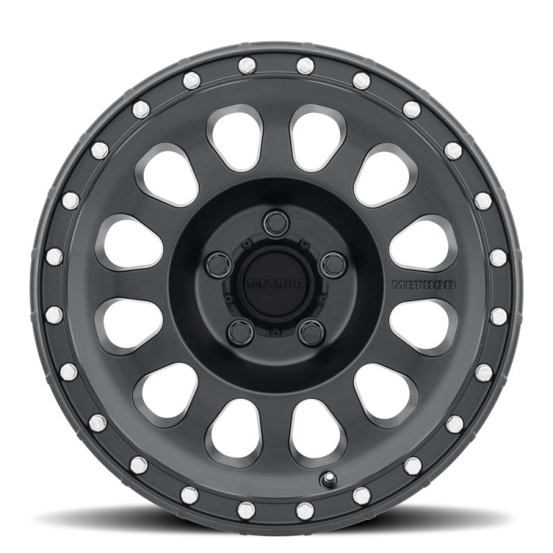 Method MR315 17x8.5 0mm Offset 5x5 71.5mm CB Matte Black Wheel - eliteracefab.com