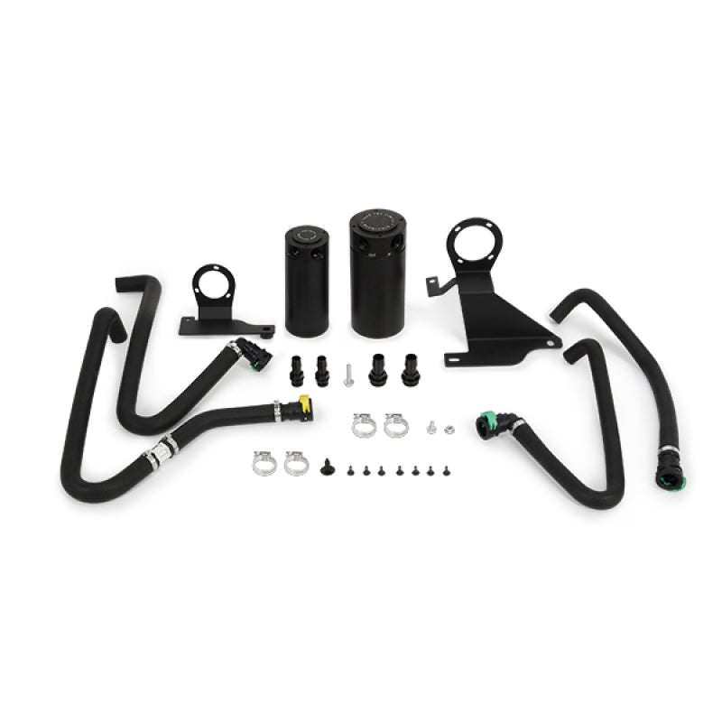 Mishimoto 11-14 Ford F-150 EcoBoost 3.5L Baffled Oil Catch Can Kit - Black - eliteracefab.com