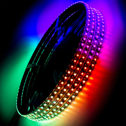 Oracle LED Illuminated Wheel Rings - ColorSHIFT Dynamic - ColorSHIFT - Dynamic - eliteracefab.com