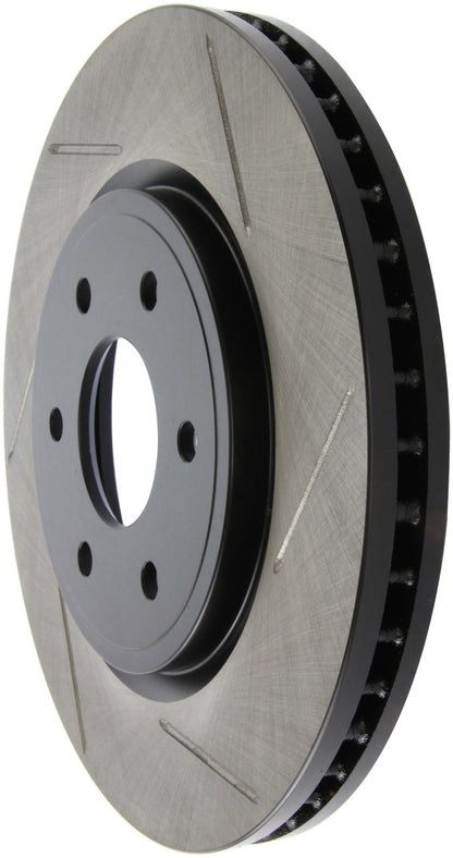 StopTech Power Slot 05-09 Nissan Frontier 2WD / 02-05 Frontier 4WD Slotted Front Left Rotor Stoptech