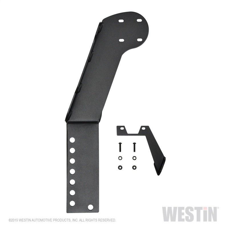 Westin 07-18 Jeep Wrangler JK WJ2 3rd Brakelight / RotoPax Combo Mount - Textured Black Westin