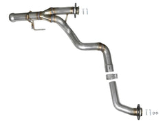 aFe POWER Twisted Steel Y-Pipe 2-1/4in 409 SS Exhaust System 2018 Jeep Wrangler (JL) V6-3.6L - eliteracefab.com