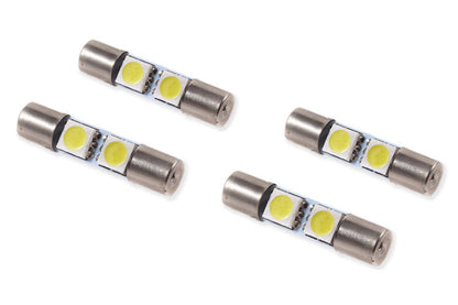 Diode Dynamics 28mm SMF2 LED Bulb - Cool - White Set of 4 Diode Dynamics