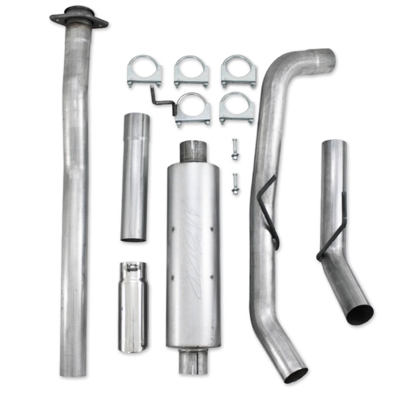 MBRP Universal F150 V6 Ecoboost 3in Aluminized Cat Back Single Side - eliteracefab.com