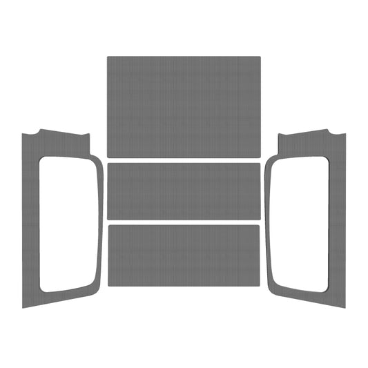 DEI 04-06 Jeep Wrangler LJ Unliminted Headliner Complete Kit - Gray DEI