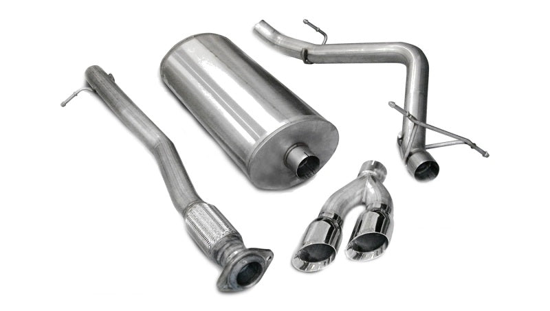 Corsa 07-08 Chevrolet Silverado Crew Cab/Short Bed 1500 4.8L V8 Polished Sport Cat-Back Exhaust CORSA Performance