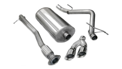 Corsa 07-08 Chevrolet Silverado Crew Cab/Short Bed 1500 4.8L V8 Polished Sport Cat-Back Exhaust CORSA Performance