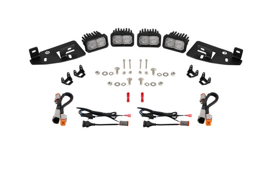 Diode Dynamics SSC2 LED Fog Pocket Kit for 2019-Present Ram - White Sport Diode Dynamics