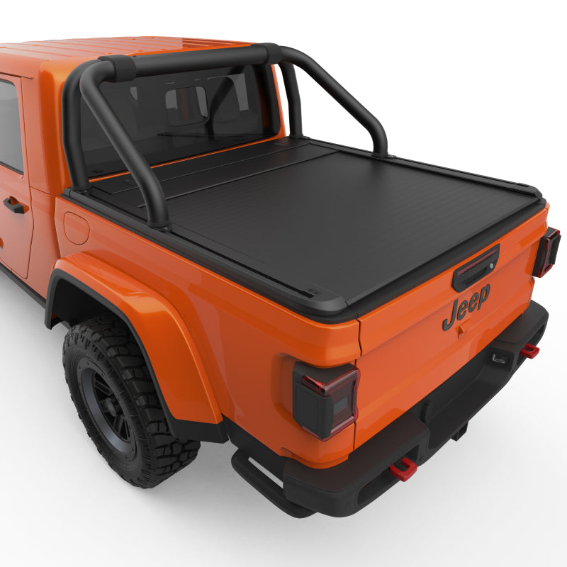 EGR 20-22 Jeep Gladiator RollTrac S-Series Black Powder Coated Sports Bar Jeep Gladiator - eliteracefab.com