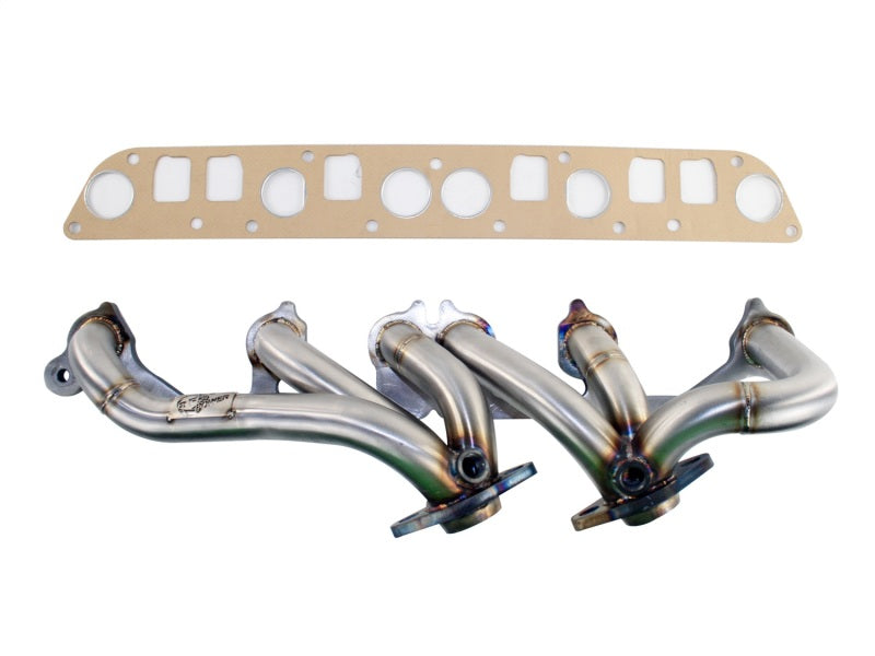 aFe Twisted Steel Header SS-409 HDR Jeep Wrangler TJ 00-06 I6-4.0L - eliteracefab.com