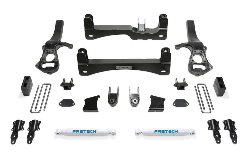 Fabtech 2019 GM C1500 P/U 6in Basic Sys w/Perf Shks - eliteracefab.com